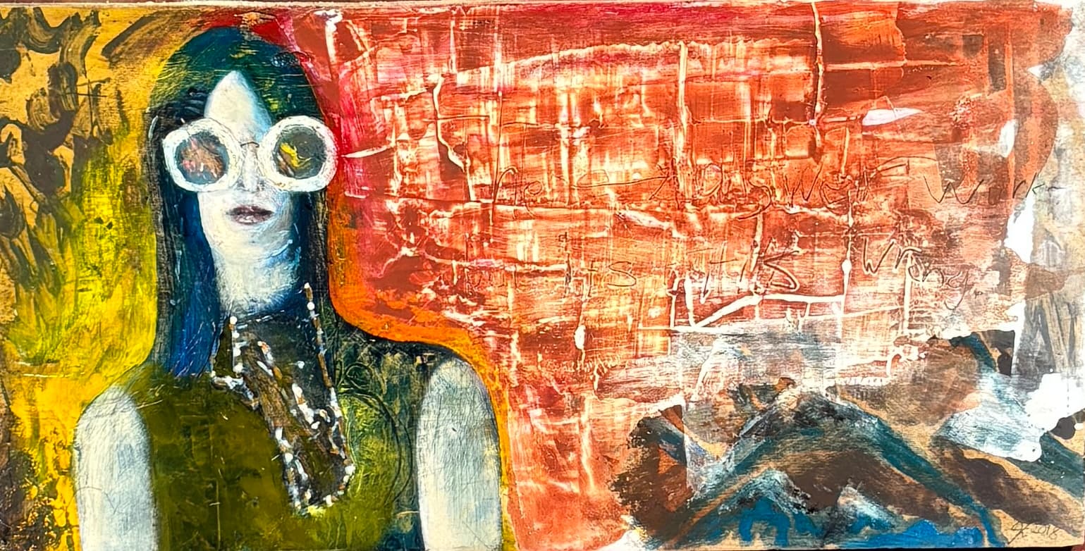 Girl With Wacky Glasses